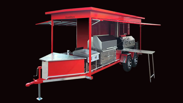 push cart kitchen brassa