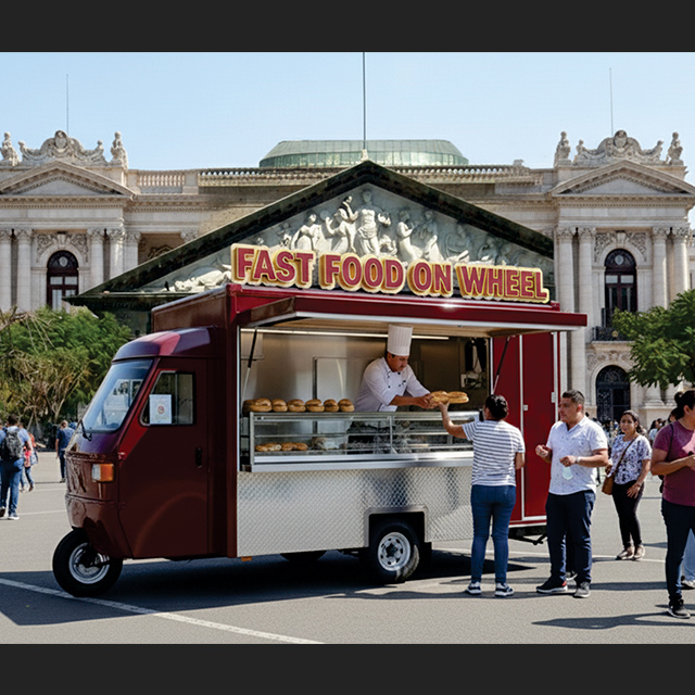 Negocio push cart Food