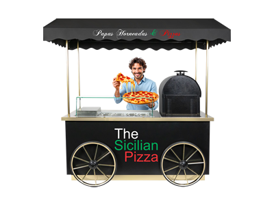 Carrito de Comida Móvil Sonora