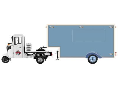 Carrito de Comida Móvil Veracruz