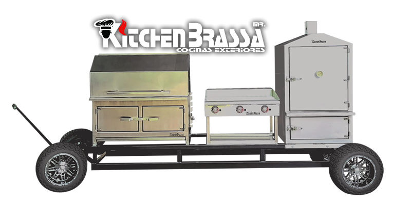 push cart kitchen brassa smokers 