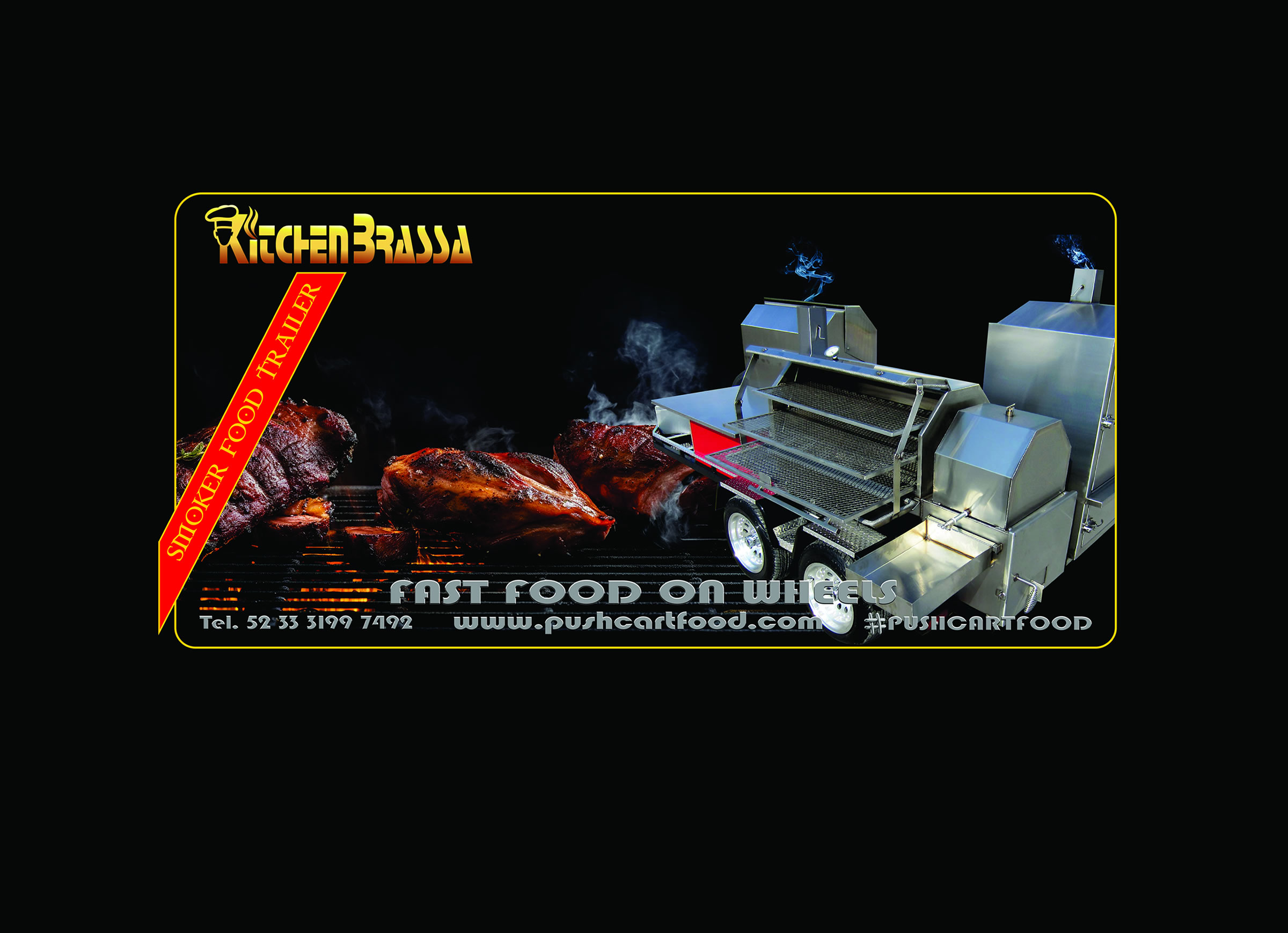 Venta de Push Cart Food Kitchen Brassa